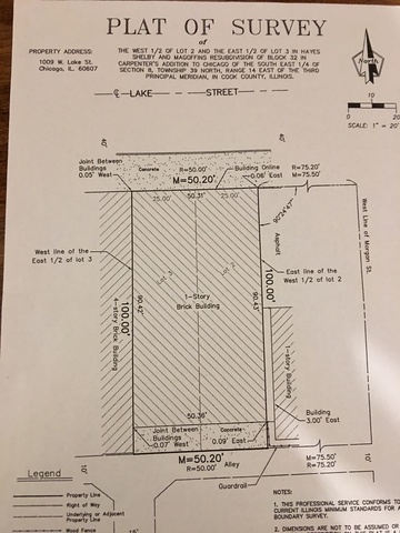 Plat Of Survey Cook County Elm Street Realtors